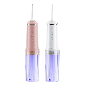 Flosser de agua dental avanzado con luz UV Tanque de agua inalámbrico y portátil <span class=keywords><strong>Irrigador</strong></span> oral de 300 ml para dientes y encías saludables - Product Image 5