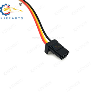 Aangepaste auto-stroomkabelboom zwart 4-pins OEM-stekker naar rode JST 2-pins aansluitkabel voor elektronische auto-modificatie - Product Image 4