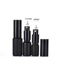 Flacons pulvérisateurs en verre noir à fine brume, atomiseurs rechargeables, flacons cosmétiques, contenants à pompe pour huiles essentielles, pour les voyages et l'utilisation en salon