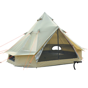 Tente de camping gonflable quatre saisons en tissu Oxford, <span class=keywords><strong>yourte</strong></span> de luxe, pop-up, avec ouverture pour poêle, pour glamping familial et fêtes, 3-4 personnes - Product Image 1