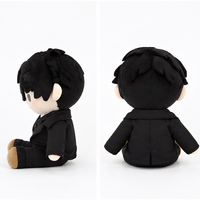 Peluche personnalisée de personnage d'anime avec tenue amovible, jouet en peluche OEM ODM pour collection, cadeau, vente en gros, commande en gros