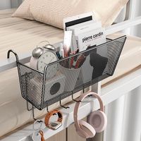 Fournisseur d'accessoires pour dortoirs, étagère de rangement de chevet, étagère de rangement essentielle pour dortoir féminin, type à suspendre avec crochets