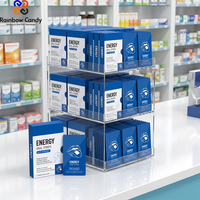 Fabricant OEM ODM GMP de suppléments de nutrition sportive pour hommes, énergie et concentration, en bandes orales à dissolution rapide, certifiés végétaliens, HALAL et KOSHER