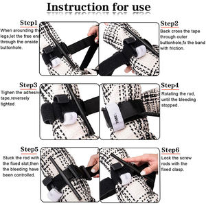 Garrot tactique de garrot d'arrêt de saignement d'urgence de combat de premiers secours - Product Image 6