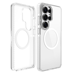 BEELAN New Shockproof Clear TPU PC Magnetic Wireless Charging Back Phone Cover for Samsung S26 Ultra S25 Plus - Product Image 2