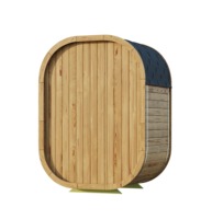 Sauna Portátil de Madera Maciza Moderna para Exteriores, para 1-2 Personas, Vapor Seco/Húmedo, con 1 Año de Garantía para Uso en Jardín, Gran Venta