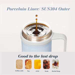 Garantie de qualité Doublure en porcelaine en acier inoxydable Tasses thermiques Fiole à vide Bouteille de boisson sportive 4-6hrs Hot 8-10hrs Cold - Product Image 3