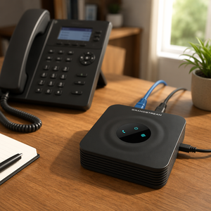 Adaptateur téléphonique analogique ATA à port unique Grandstream HT801, passerelle VoIP SIP, voix HD, configuration automatique FXS - Product Image 3