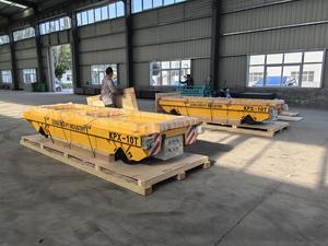 Chariot de transfert sur rail motorisé électrique Lei Na, chariot à tambour de câble, capacité de charge de 1 à 100 tonnes, chariot à bobine d'acier, chariot à main pour entrepôt - Product Image 3