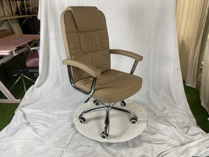 Vente directe d'usine, chaise de bureau pivotante réglable, chaise de direction de luxe à dossier haut, chaise ergonomique en cuir - Product Image 5