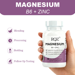 Groothandel <span class=keywords><strong>Magnesium</strong></span> <span class=keywords><strong>B6</strong></span> Zink Capsules voor volwassenen, 90 stuks |   Spierherstel Immuunsysteem Slaap Vegetarisch <span class=keywords><strong>Supplement</strong></span> 2 Capsules Per Portie - Product Image 4