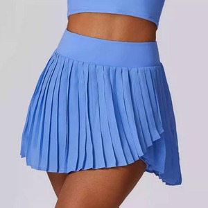 Nouvelle jupe de sport plissée pour femme, taille haute, poche doublée, anti-exposition, golf, entraînement, badminton, yoga, tennis - Product Image 2