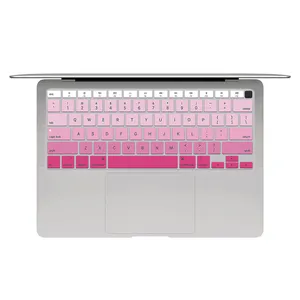 키보드 레인보우 실리콘 키보드 커버 MacBook Air 13 "A2179 (2020 릴리스)