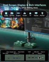 Mini PC Bmax B6 Intel Core I5-8257U 4 cœurs 16 Go de RAM 512 Go NVMe SSD 15W de puissance Iris Plus Graphics Extension 64 Go/4 To WiFi 6 4K