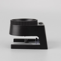 20X Handheld Metal Loupe with 3LED Light-Portable Magnifier for Jewelry Coins Stamps & Textile Inspection