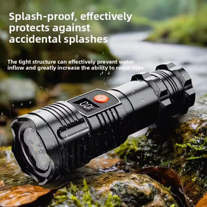 Nouvelle Lampe Torche Mini à Trois Lentilles la Plus Vendue, en Plastique, avec Clip Stylo, Ultra-lumineuse, Étanche pour le Camping, Zoom Optique, Indicateur de Niveau de Batterie - Product Image 2
