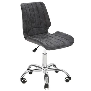 Free Sample Leather Brown Wheel Set Classic Lumbar Support Furniture Online Training High Quality Office Chair For Office Guest