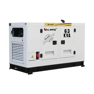 Máy Phát Điện Gia Dụng Diesel Không Ồn 50KW Với Giấy Chứng Nhận CE ISO 9001 Và Giá Cả Cạnh Tranh