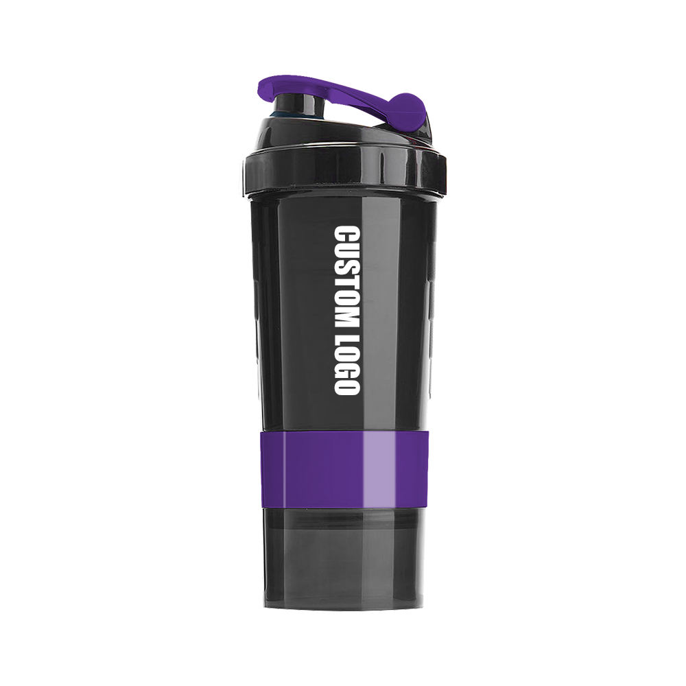 600ML PP Shaker Bottle-Purple