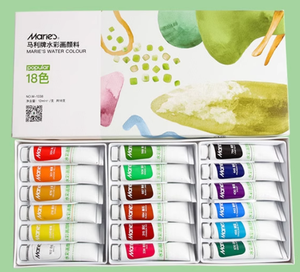<span class=keywords><strong>Marie</strong></span>'s Set de peinture <span class=keywords><strong>aquarelle</strong></span> 24 couleurs pour étudiants en art pour <span class=keywords><strong>aquarelle</strong></span> sur toile Tube en aluminium et papier de verre moyen - Product Image 1