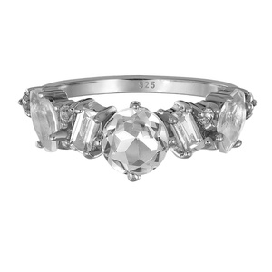 Milskye Splendidi Anelli da Sposa in <span class=keywords><strong>Argento</strong></span> <span class=keywords><strong>con</strong></span> Topazio Colorato, Pietra di Luna, <span class=keywords><strong>Ametista</strong></span> e Zirconi - Product Image 4