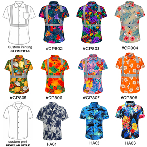 Áo sơ mi công nhân Hawaii phản quang cao cấp, áo bảo hộ phản quang, áo polo công trường, áo khoác gió phản quang, quần áo bảo hộ lao động - Product Image 3