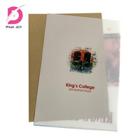 Carpeta de Archivos Transparente de Plástico A4 Personalizada, Carpeta de Documentos Transparente en Forma de L, Carpeta de Archivos en Forma de L