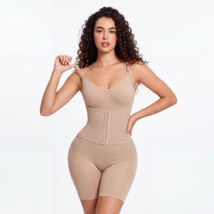 Body gainant une pièce pour femme, effet ventre plat, sans couture, invisible sous les vêtements, lingerie de haute qualité - Product Image 1
