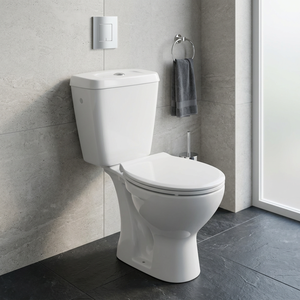 Ensemble WC en céramique à deux pièces, à siphon en S, à double chasse, à poser au sol, d'origine Gujarat - Product Image 5
