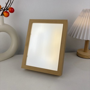 <span class=keywords><strong>Cadre</strong></span> <span class=keywords><strong>photo</strong></span> LED contemporain à commande tactile, avec bande lumineuse LED intégrée, en acrylique, pour photos et objets en relief – Meilleures ventes - Product Image 4