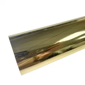 High Frequency Die Cut Metallic Silver Gold Electroplated TPU Film Hot Melt Film For Making Rubber Patch 3D Patch Label - Product Image 1