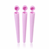 Tube en plastique à couvercle rabattable de 19*120 mm, récipient hermétique pour médicaments, résistant aux enfants, tubes de stockage coniques en plastique
