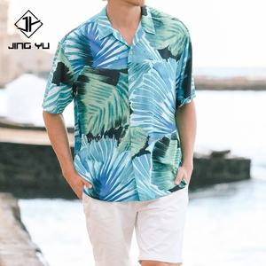 Vestido hasta la rodilla de gran venta en Hawái y camisa hawaiana de playa para hombre de verano, tops fruncidos elásticos con estampado personalizado, vestido de playa - Product Image 3