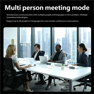 Traductor de Interpretación Simultánea con IA para Reuniones, Auriculares Host Todo en Uno, 43 Idiomas en Línea, Dispositivo de Traducción Bidireccional - Product Image 5