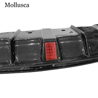 Pour mercedes-benz classe CLA W117 C117 BS Style fibre de carbone lèvre arrière diffuseur arrière lèvre de pare-chocs 2013-2020