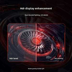Monitor REDMI G24 Original CN de 23.8 Pulgadas, Frecuencia de Actualización de 165 Hz, Resolución de 1920x1080, 300 Nits, Monitor para Juegos A24FAA-RG - Product Image 3