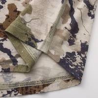 Sweat-shirt à capuche pour homme en laine mérinos de qualité supérieure, motif camouflage géométrique arboricole en relief, style streetwear