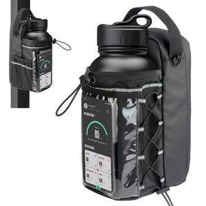 Sac de sport magnétique pour hommes et femmes, porte-bouteille magnétique avec poche transparente pour téléphone tactile, sacs de sport portables à bandoulière - Product Image 1