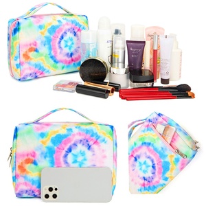 Zaino alla moda Tie-Dye ad alta capacità per ragazze che viaggiano ogni giorno per lavoro occasionale uso universitario-per la conservazione degli accessori per il trucco - Product Image 2