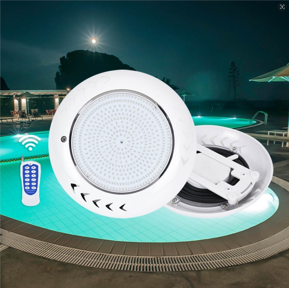 IP68 Waterproof PC Material Par56 LED Pool Light 260mm*35mm RGB Underwater Lighting Swimming Pool Hot Spring SPA AC/DC 12V