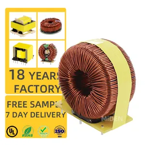 Sine Wave Inverter Filter Inductor PFC Choke Coil Toridal Toroidal Power Inductor High Insulation Strength Inductor For Invertor