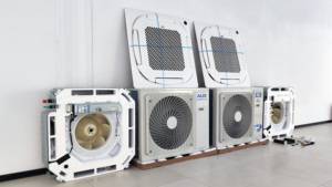 เครื่องปรับอากาศแบบคาสเซ็ตคุณภาพเดียวกัน 220V ราคาประหยัด 240000btu แบบทำความเย็นอย่างเดียว ใช้แก๊ส R410A - Product Image 3