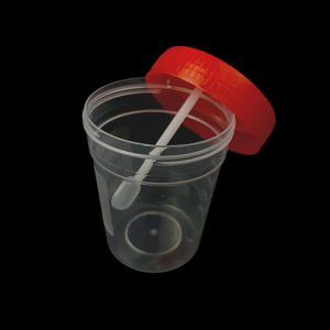 Gobelet de collecte de selles Wei Hong Transparent 100-120ml en PP pour usage en laboratoire médical - Product Image 1