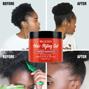 <span class=keywords><strong>Gel</strong></span> coiffant pour cheveux naturels 4C, style <span class=keywords><strong>chignon</strong></span> bas élégant, sans flocons, ondulations bouclées, marque privée - Product Image 2