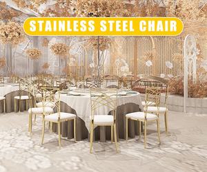 <span class=keywords><strong>Sillas</strong></span> <span class=keywords><strong>de</strong></span> Acero Inoxidable <span class=keywords><strong>de</strong></span> Alta Calidad con Diseño <span class=keywords><strong>de</strong></span> Camaleón y Respaldo Cruzado para Eventos, Bodas, Banquetes y Fiestas, <span class=keywords><strong>Precio</strong></span> <span class=keywords><strong>de</strong></span> Fábrica - Product Image 6