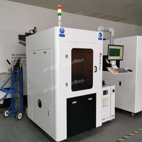 Machine de découpe laser fibre 1,5 kW 300x300mm pour la fabrication de bijoux en or et argent, base en marbre pour une stabilité accrue