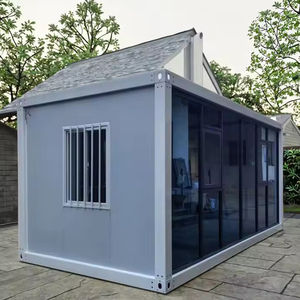 Kết cấu thép đúc sẵn kho không gian Khung nhà máy lợp phẳng/container xây dựng kim loại + có thể gập lại + prefab + Nhà - Product Image 3