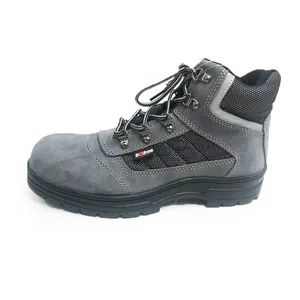 Erkekler çelik burunlu güvenlik ayakkabıları ile ÇELİK TABAKA Anti piercing süet deri botaş de seguridad de trabajo