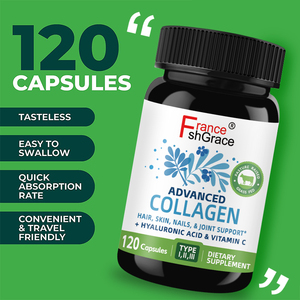 Cápsulas de Colágeno Hidrolizado con Ácido Hialurónico y Vitamina C, Fabricante de Marca Privada, Péptidos de Colágeno Multi, para Adultos - Product Image 6