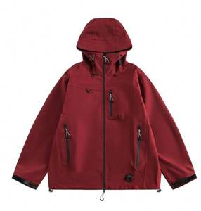 Chaqueta Impermeable Transpirable de Tres Capas con Capucha para Hombre, Ideal para Senderismo - Product Image 5